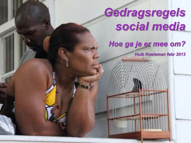 Gedragsregels social media