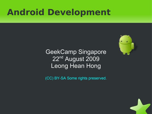 Geekcamp Android | PPT