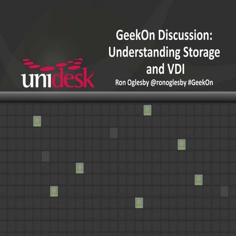 GeekOn with Ron #5: Storage Deep Dive with Special Guest