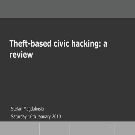 Civic Hacking: a review | KEY