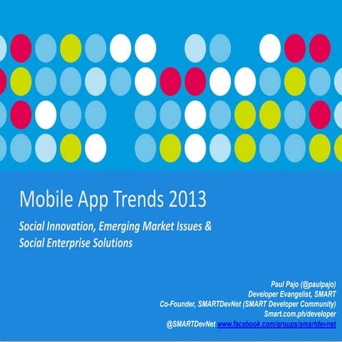 Geeks On A Beach 2013: Mobile App Trends