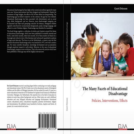 Geert Driessen (2022) The many facets of educational disadvantage. Policies, interventions, effects