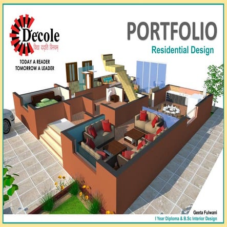 Geeta fulwani B.Sc. Interior Design ( Residential Design Portfolio)