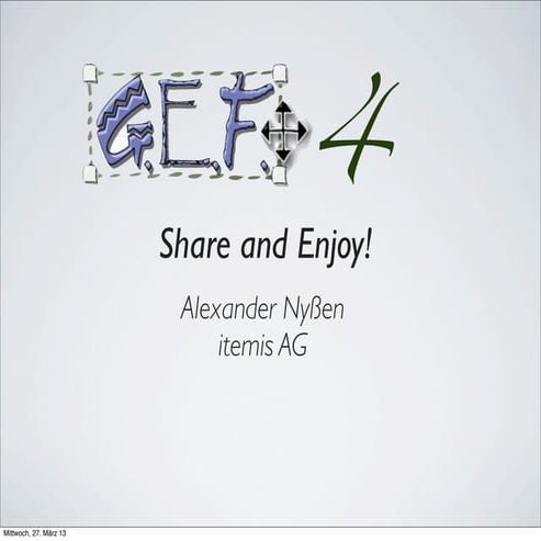 GEF4 - Continue to Share and Enjoy!