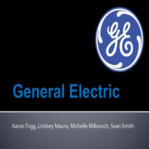 General Electric Presentation