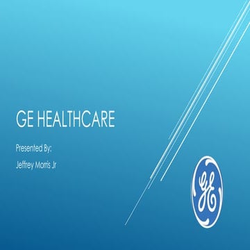 Ge healthcare presentation