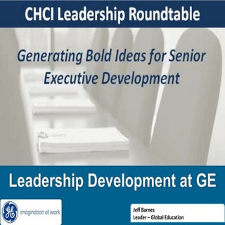 Leadership Development at GE