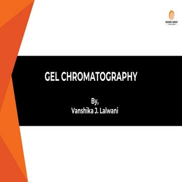 Gel chromatography unit 5 7th semester as per PCI syllabus