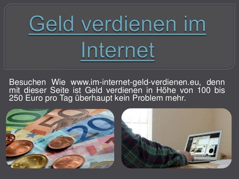 Als Schüler Geld Verdienen Im Internet Geld im Internet verdienen