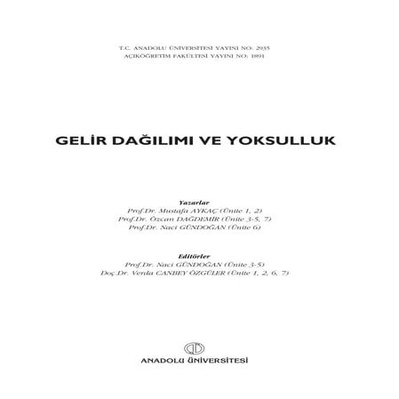 Vahdi Boydaş, Mensur Boydaş,Gelir dağilimi ve yoksulluk