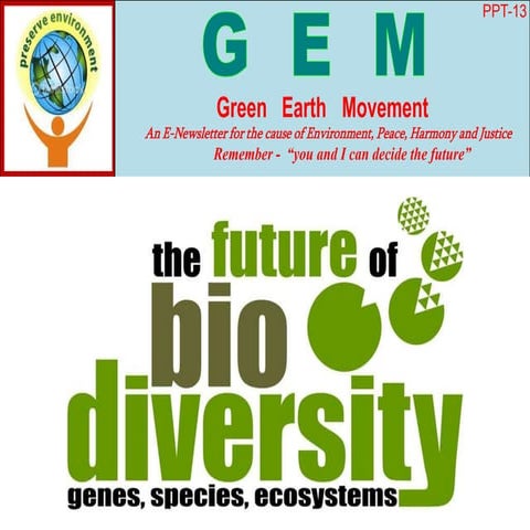 Gem ppt-13-the future of biodiversity