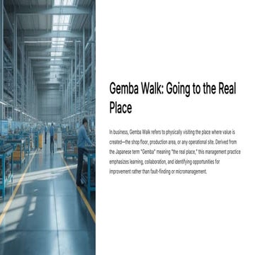 Gemba Walk Meaning with eAuditor Audits & inspections