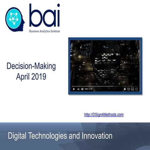 Technologies and Innovation – Decision Making