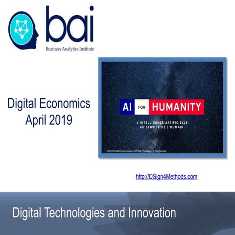 Technologies and Innovation – Digital Economics