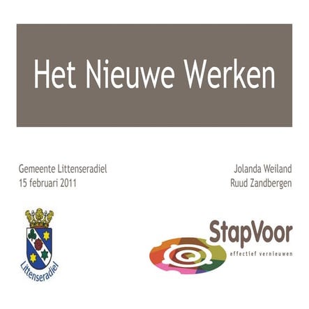 Het Nieuwe Werken - Gemeente Littenseradiel