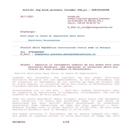 GE_: mein klagen_in procura della repubblica costituzione italia ge_meine_rec...