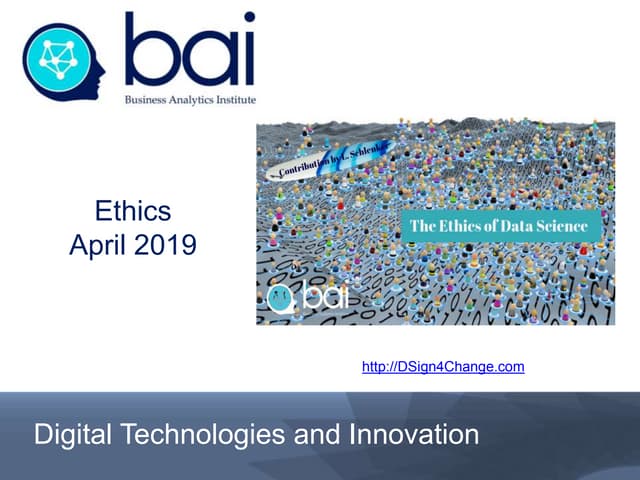 Technologies and Innovation – Ethics