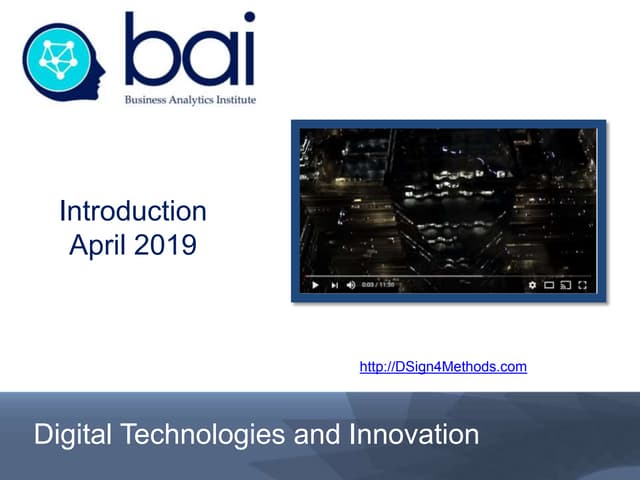 Technology and Innovation - Introduction