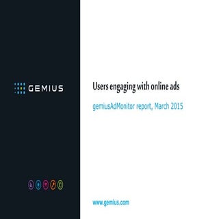 Gemius adMonitor - martie 2015