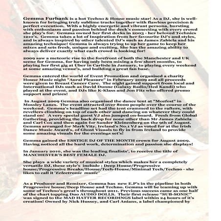 Gemma Biog Presspack