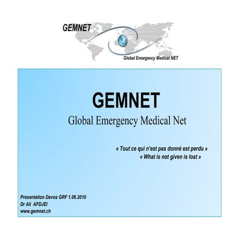 GEMNET Global Emergency Medical Net