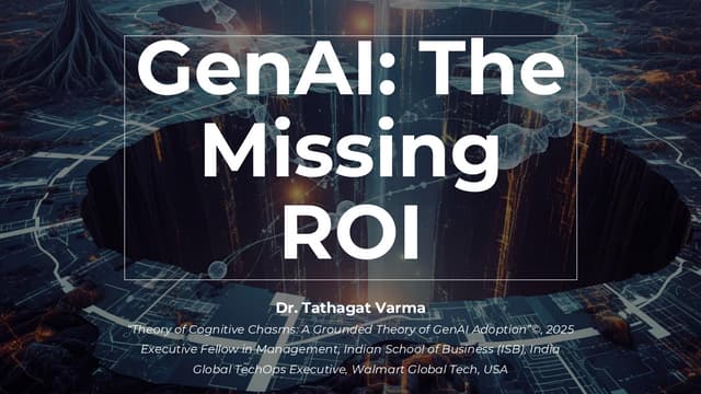 Generative AI - The Missing Return on Investment (ROI)
