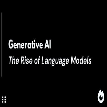 Generative AI and the Rise of Large Language Models | PDF