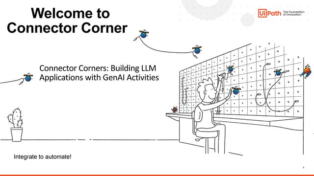 Connector Corners: Building LLM Applications with GenAI Activities