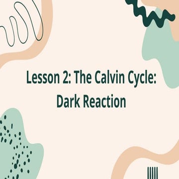 Gen bio: THE CALVIN CYCLE DARK REACTION.pptx