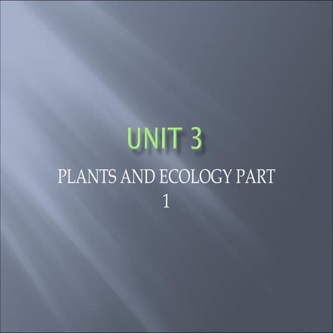 Gen bio unit 3 part 1