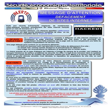 Guide ANSSI : 40 règles d'hygiène informatique en 13 images de ...