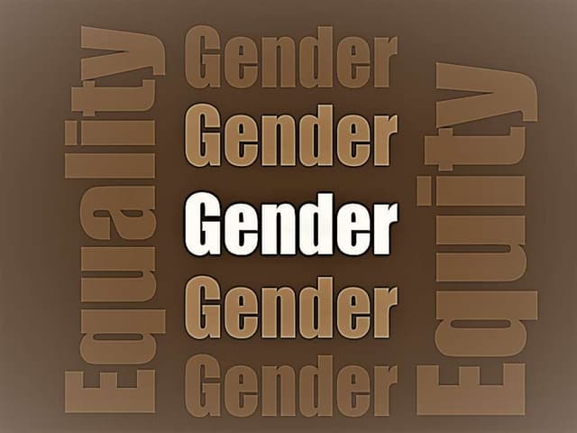 Gender : Equity vs Equality