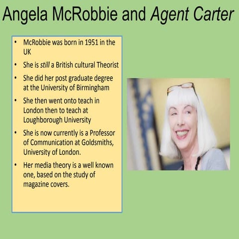 McRobbie theory applied to Agent Carter