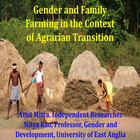 Gender and family farming