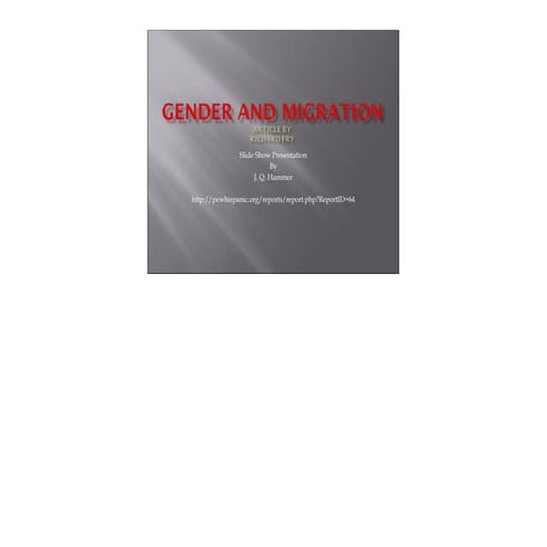 Migrant and Seasonal Farmworkers | PPT