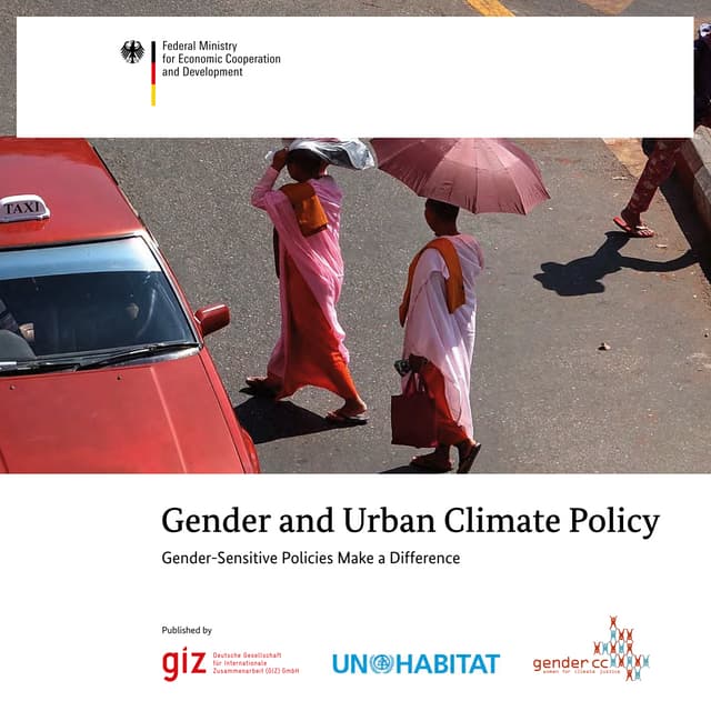 Gender and Urban Climate Policy. Gender-Sensitive Policies Make a Difference