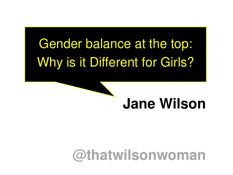 Gender balance on Boards. Is it Different for Girls?