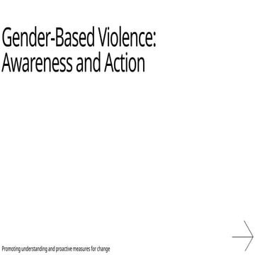 Module 2: Defining Gender-based Violence (GBV) | PPTX