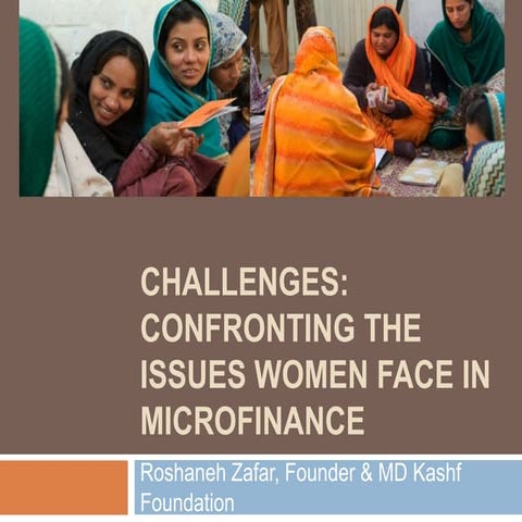 To understand women empowerment through microfinance | PDF