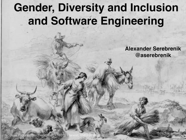 Gender Diversity and Inclusion and Software Engineering
