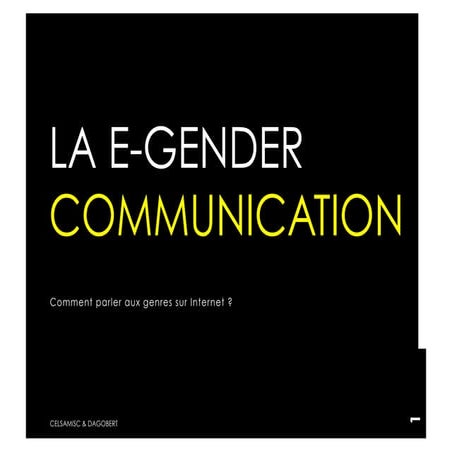 LA E-GENDER COMMUNICATION