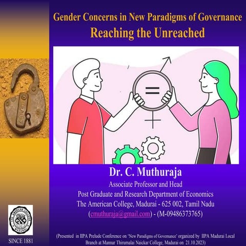 Gender Concerns in New Paradigms of Governance.pptx