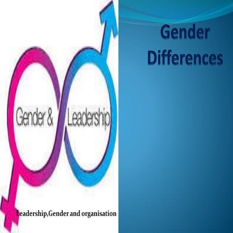 Gender differences