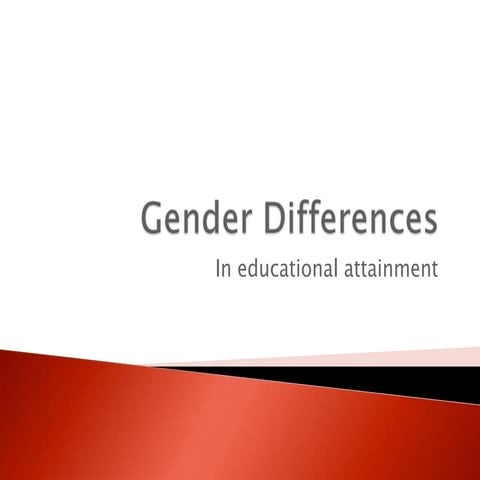 Gender differences