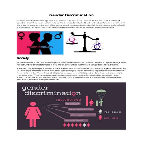 Gender discrimination