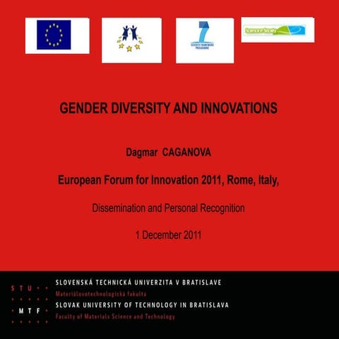 Gender diversity and innovations