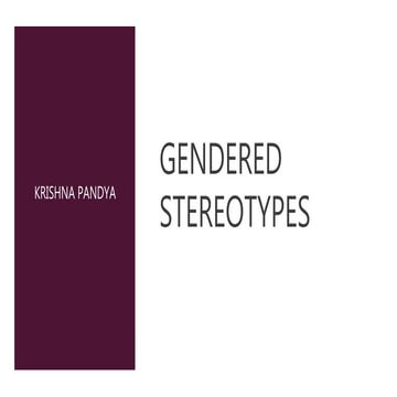 Gendered Stereotypes