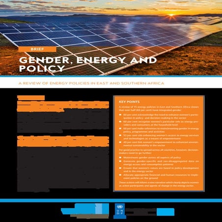 Gender, energy and policy  a review of energy policies in east and southern africa- web- hr