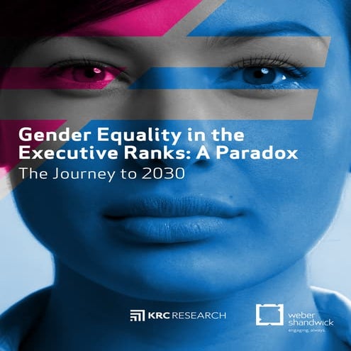 [Report] Gender Equality in the executive ranks a paradox – the journey to 2030