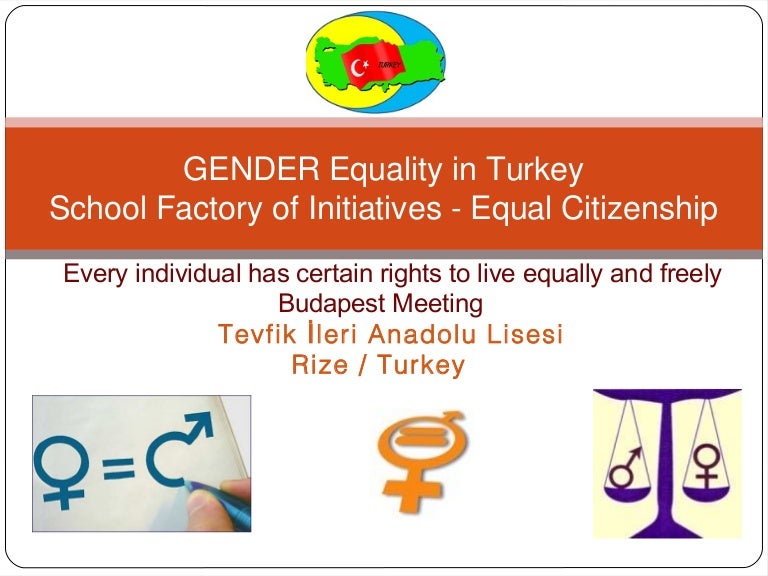 Gender equallity in turkey